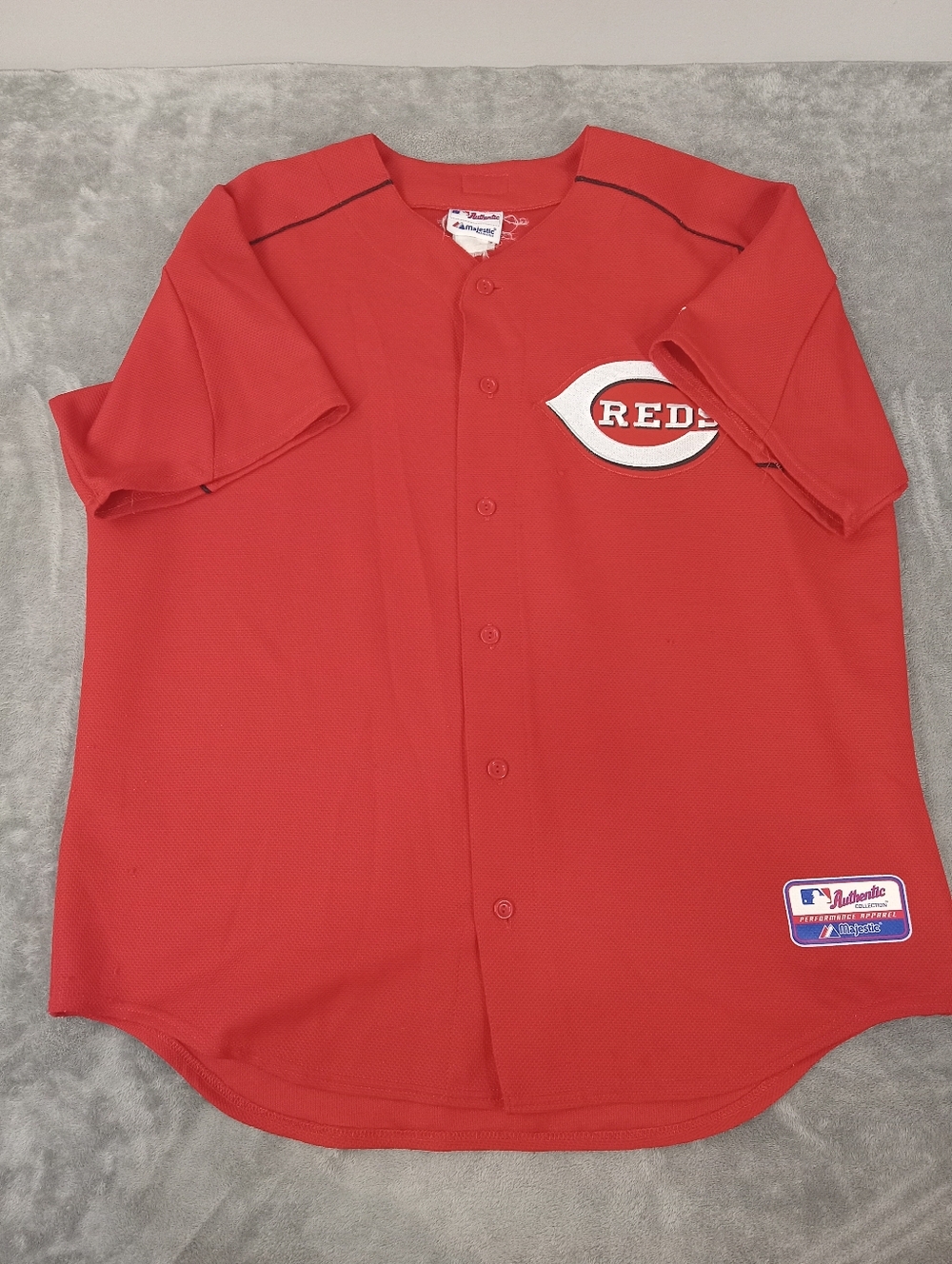 Vintage Cincinnati Reds Red Baseball Jersey - Majestic Authentic Size Large